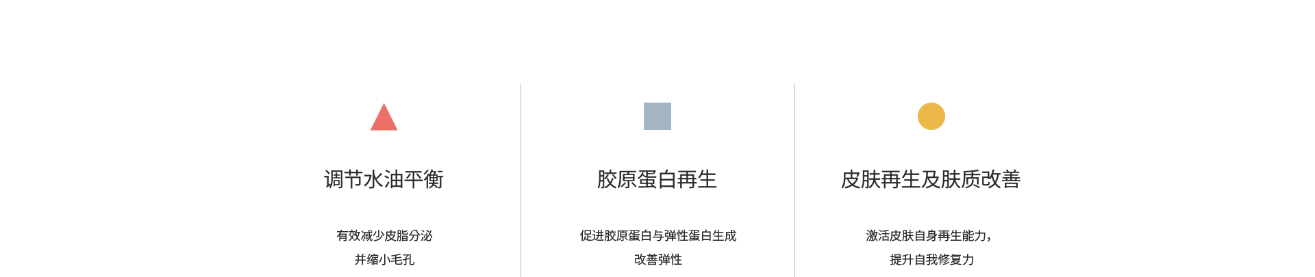 调节水油平衡、促进胶原蛋白再生、焕新肌肤并改善肤质。