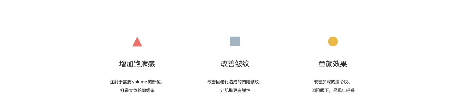 增加丰盈度，改善皱纹，重现年轻容颜