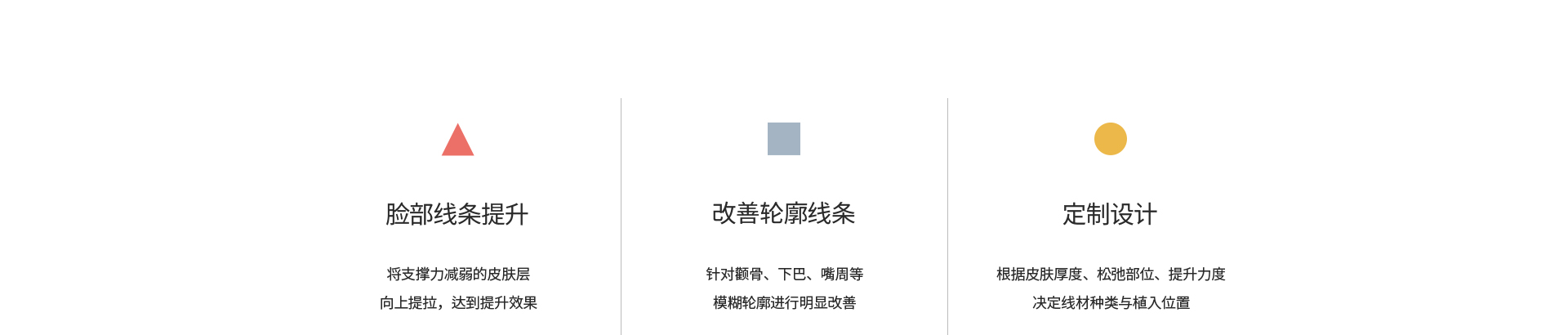 面部轮廓提拉、线条精雕与个性化设计。